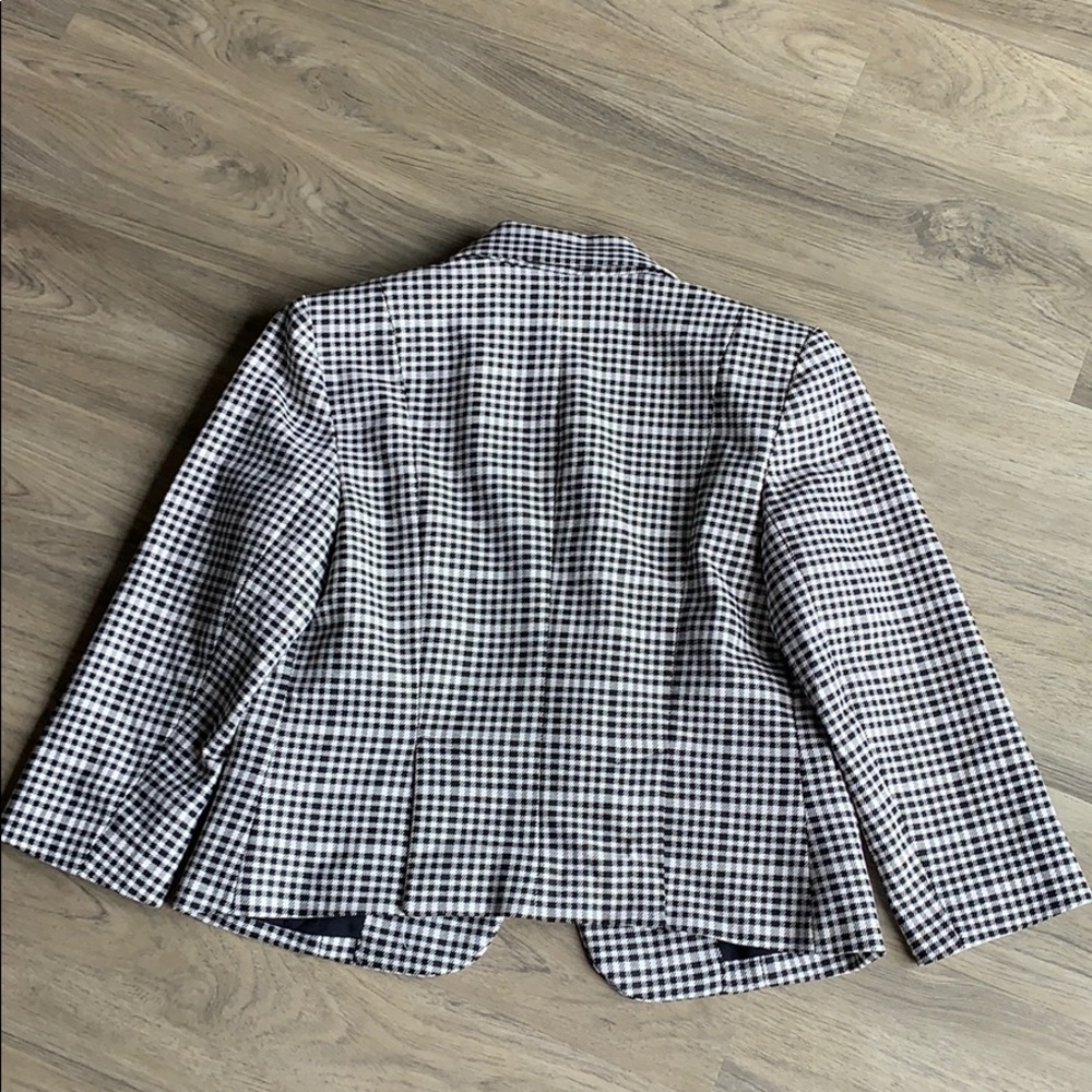 Express 2-Button Patterned Blazer - image 5